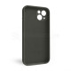 Чохол Full Silicone Case для Apple iPhone 13 dark olive (35) закрита камера TPS-2710000232469