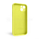 Чохол Full Silicone Case для Apple iPhone 13 flash lime (41) закрита камера TPS-2710000232483