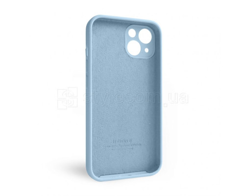 Чохол Full Silicone Case для Apple iPhone 13 light blue (05) закрита камера TPS-2710000232490