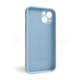 Чохол Full Silicone Case для Apple iPhone 13 light blue (05) закрита камера TPS-2710000232490