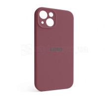 Чохол Full Silicone Case для Apple iPhone 13 maroon (42) закрита камера TPS-2710000232520