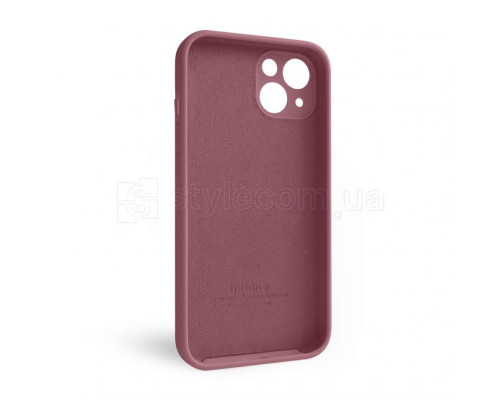 Чохол Full Silicone Case для Apple iPhone 13 maroon (42) закрита камера TPS-2710000232520