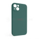 Чохол Full Silicone Case для Apple iPhone 13 pine green (55) закрита камера TPS-2710000232544