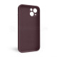 Чохол Full Silicone Case для Apple iPhone 13 plum (57) закрита камера TPS-2710000232551