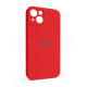 Чохол Full Silicone Case для Apple iPhone 13 red (14) закрита камера TPS-2710000232568