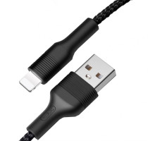 Кабель USB XO NB51 Lightning 2.1A black