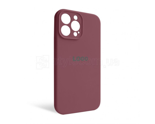 Чохол Full Silicone Case для Apple iPhone 13 Pro Max maroon (42) закрита камера TPS-2710000233046