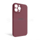 Чохол Full Silicone Case для Apple iPhone 13 Pro Max maroon (42) закрита камера TPS-2710000233046