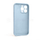 Чохол Full Silicone Case для Apple iPhone 13 Pro light blue (05) закрита камера TPS-2710000232759