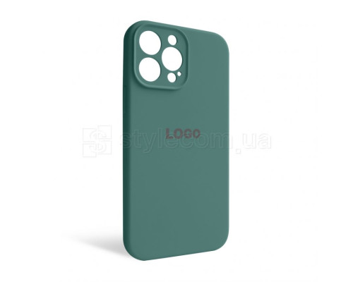 Чохол Full Silicone Case для Apple iPhone 13 Pro Max pine green (55) закрита камера TPS-2710000233060