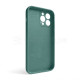 Чохол Full Silicone Case для Apple iPhone 13 Pro Max pine green (55) закрита камера TPS-2710000233060