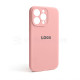 Чохол Full Silicone Case для Apple iPhone 13 Pro light pink (12) закрита камера TPS-2710000232773