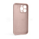 Чохол Full Silicone Case для Apple iPhone 13 Pro nude (19) закрита камера TPS-2710000232797