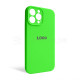 Чохол Full Silicone Case для Apple iPhone 13 Pro Max shiny green (40) закрита камера