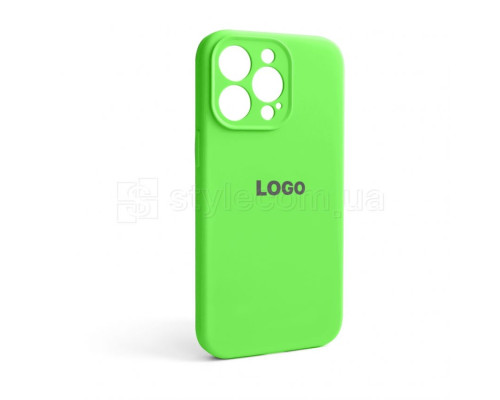 Чохол Full Silicone Case для Apple iPhone 13 Pro shiny green (40) закрита камера TPS-2710000232858