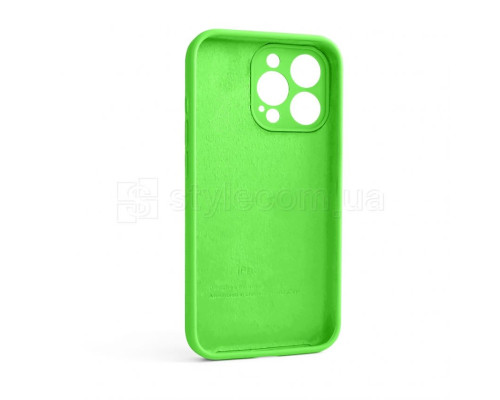 Чохол Full Silicone Case для Apple iPhone 13 Pro shiny green (40) закрита камера TPS-2710000232858