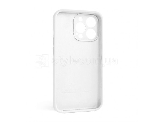 Чохол Full Silicone Case для Apple iPhone 13 Pro white (09) закрита камера TPS-2710000232896