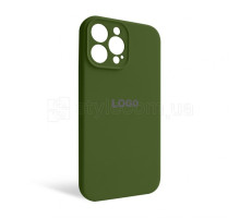 Чохол Full Silicone Case для Apple iPhone 13 Pro Max army green (45) закрита камера TPS-2710000232902