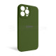 Чохол Full Silicone Case для Apple iPhone 13 Pro Max army green (45) закрита камера TPS-2710000232902