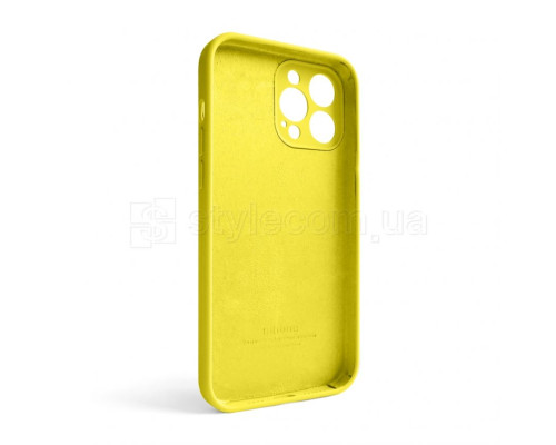 Чохол Full Silicone Case для Apple iPhone 13 Pro Max canary yellow (50) закрита камера TPS-2710000232940