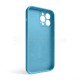 Чохол Full Silicone Case для Apple iPhone 13 Pro Max cornflower (53) закрита камера TPS-2710000232957