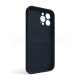 Чохол Full Silicone Case для Apple iPhone 13 Pro Max dark blue (08) закрита камера TPS-2710000232971