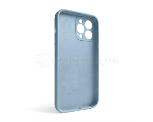 Чохол Full Silicone Case для Apple iPhone 13 Pro Max light blue (05) закрита камера TPS-2710000233015