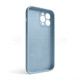 Чохол Full Silicone Case для Apple iPhone 13 Pro Max light blue (05) закрита камера TPS-2710000233015