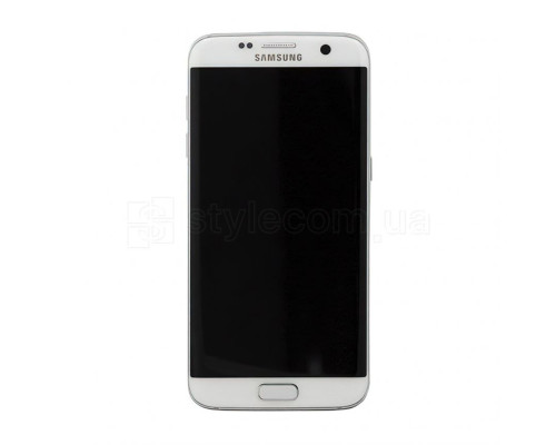 Дисплей (LCD) для Samsung Galaxy S7 Edge/G935 (2016) з тачскріном та рамкою silver Service Original (PN:GH97-18533B) TPS-2710000233237