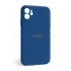 Чохол Full Silicone Case для Apple iPhone 12 blue cobalt (36) закрита камера TPS-2710000233268