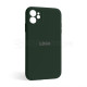 Чохол Full Silicone Case для Apple iPhone 12 atrovirens green (54) закрита камера TPS-2710000233275