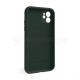 Чохол Full Silicone Case для Apple iPhone 12 atrovirens green (54) закрита камера TPS-2710000233275