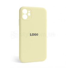 Чохол Full Silicone Case для Apple iPhone 12 mellow yellow (51) закрита камера