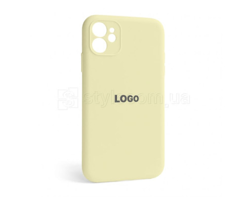 Чохол Full Silicone Case для Apple iPhone 12 mellow yellow (51) закрита камера