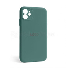 Чохол Full Silicone Case для Apple iPhone 12 pine green (55) закрита камера