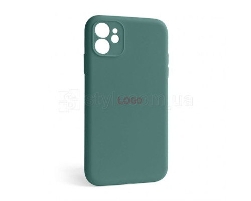 Чохол Full Silicone Case для Apple iPhone 12 pine green (55) закрита камера TPS-2710000233312