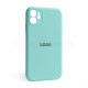 Чохол Full Silicone Case для Apple iPhone 12 sea blue (21) закрита камера TPS-2710000233343