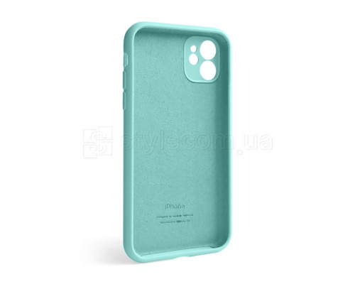 Чохол Full Silicone Case для Apple iPhone 12 sea blue (21) закрита камера TPS-2710000233343