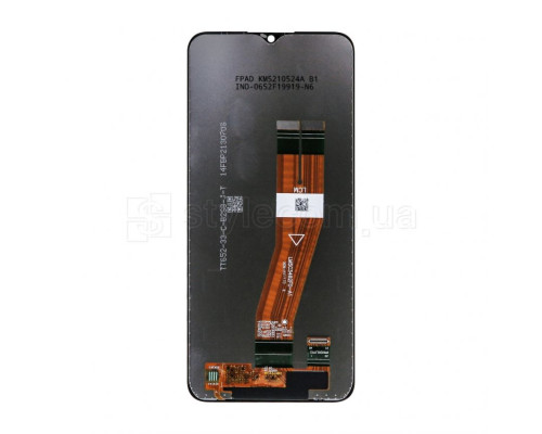 Дисплей (LCD) для Samsung Galaxy A03s/A037 (2021) 160.5x72 з тачскріном black (IPS) Original Quality TPS-2710000233398