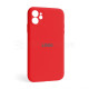 Чохол Full Silicone Case для Apple iPhone 11 red (14) закрита камера TPS-2710000233688