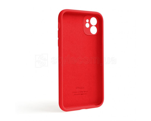 Чохол Full Silicone Case для Apple iPhone 11 red (14) закрита камера