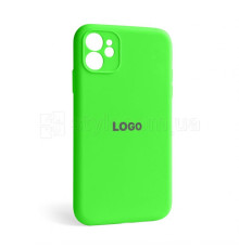 Чохол Full Silicone Case для Apple iPhone 11 shiny green (40) закрита камера