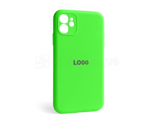 Чохол Full Silicone Case для Apple iPhone 11 shiny green (40) закрита камера TPS-2710000233701