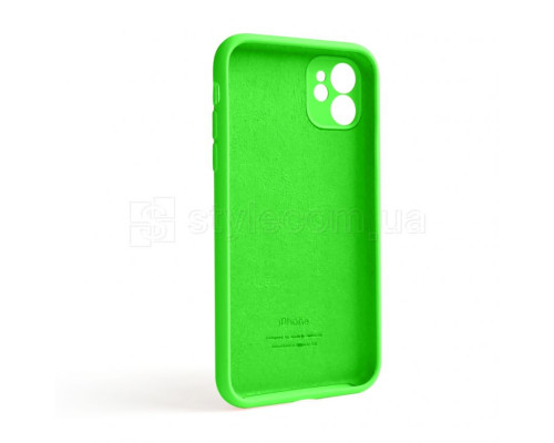 Чохол Full Silicone Case для Apple iPhone 11 shiny green (40) закрита камера TPS-2710000233701