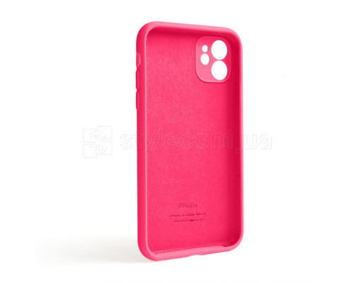 Чохол Full Silicone Case для Apple iPhone 11 shiny pink (38) закрита камера