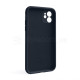 Чохол Full Silicone Case для Apple iPhone 11 dark blue (08) закрита камера TPS-2710000233619