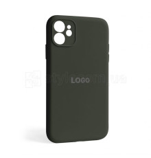 Чохол Full Silicone Case для Apple iPhone 11 dark olive (35) закрита камера