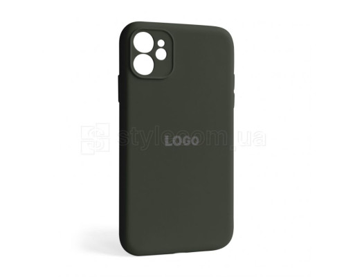 Чохол Full Silicone Case для Apple iPhone 11 dark olive (35) закрита камера TPS-2710000233626