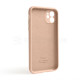 Чохол Full Silicone Case для Apple iPhone 11 nude (19) закрита камера TPS-2710000233640