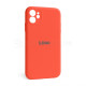 Чохол Full Silicone Case для Apple iPhone 12 orange (13) закрытая камера TPS-2710000233749